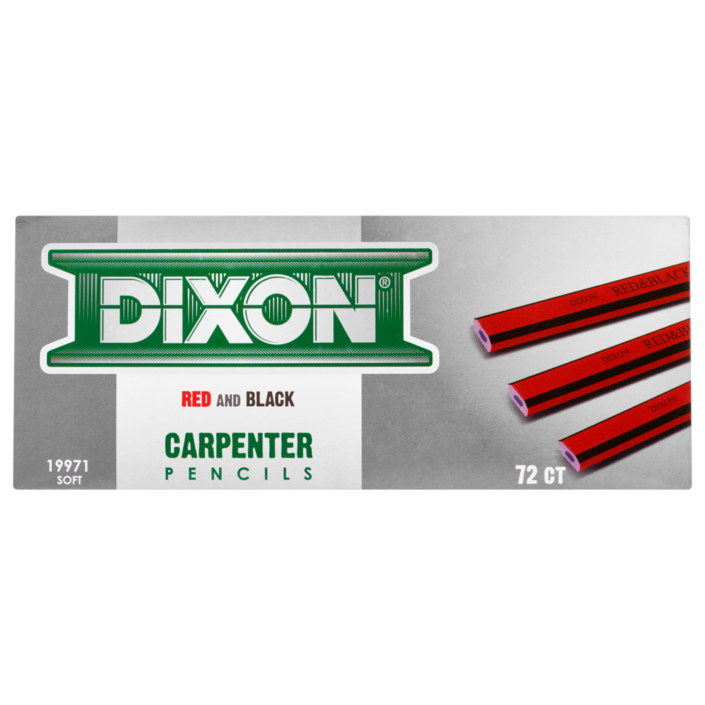 Dixon Industrial Red and Black Carpenter Pencils Dixon Industrial