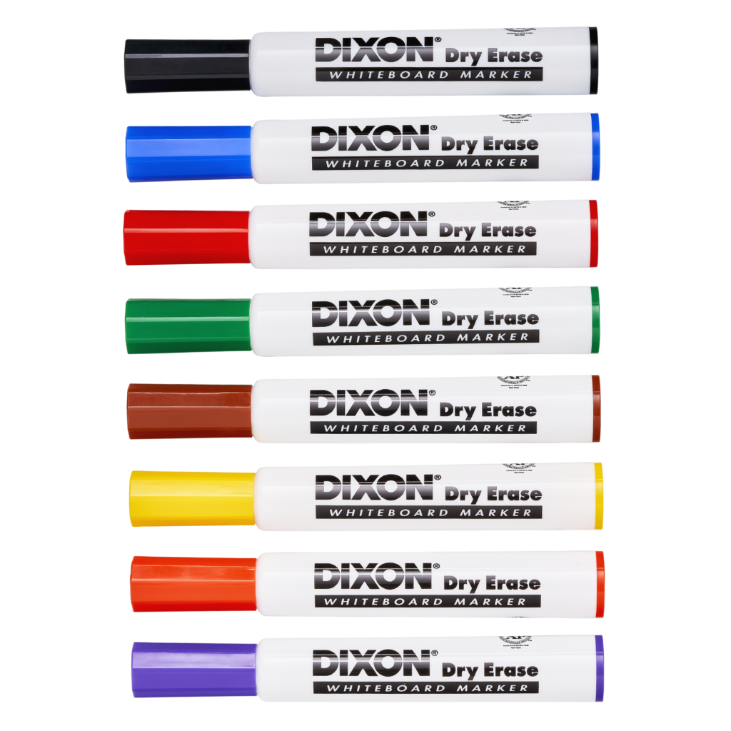 Washable Dura-Wedge Tip Dry Erase Markers, 10 Count